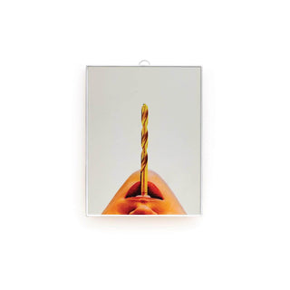 Seletti Toiletpaper Mirror Small Drill - Buy now on ShopDecor - Discover the best products by TOILETPAPER HOME design